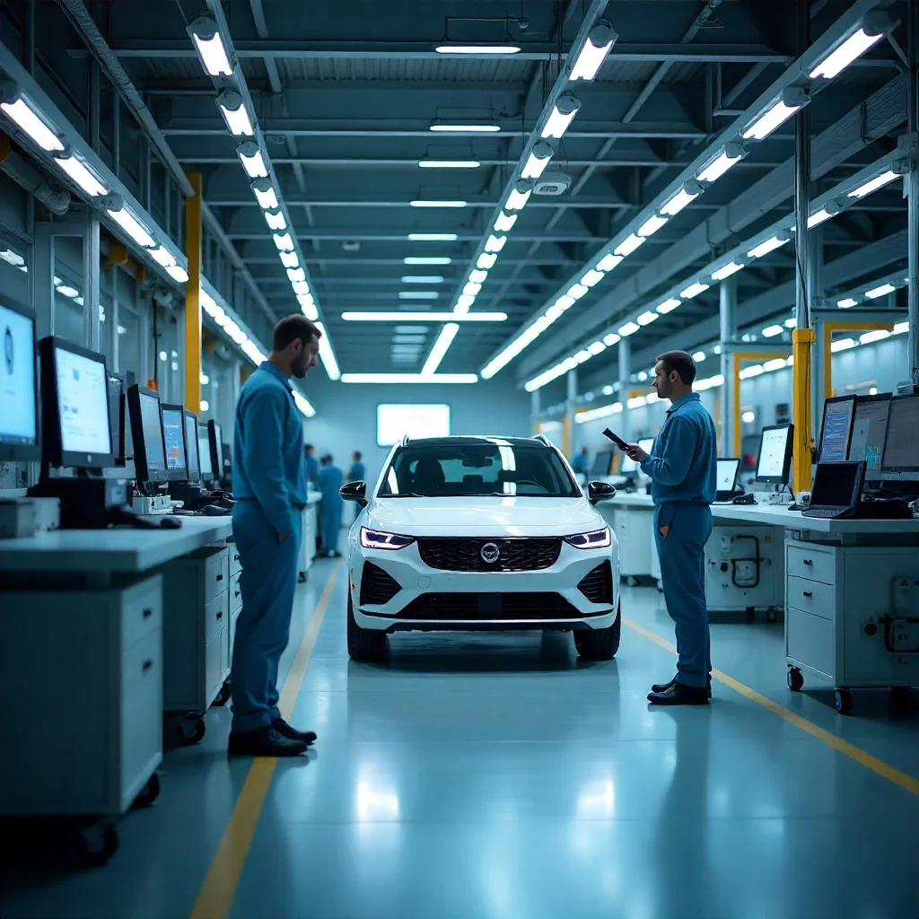 Automotive freepik a futuristic automotive manufacturing facility sho 96744